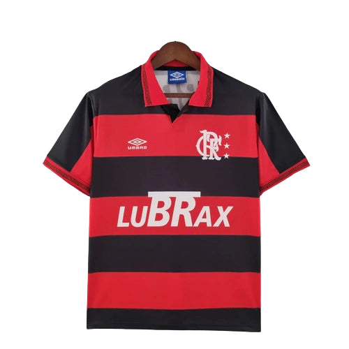 Flamengo Home Retro 1992/1993 Masculino Umbro - Vermelho e Preto