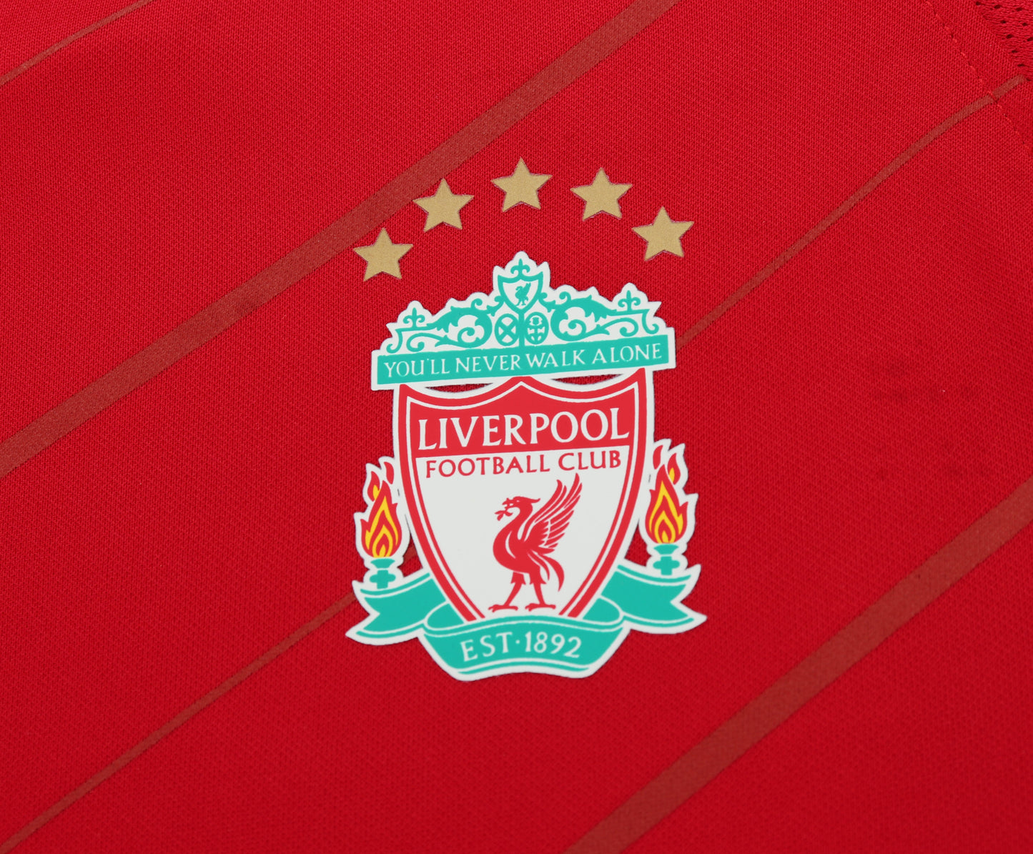 Kit Infantil Liverpool Home Retrô 04/05 Reebok - Vermelho