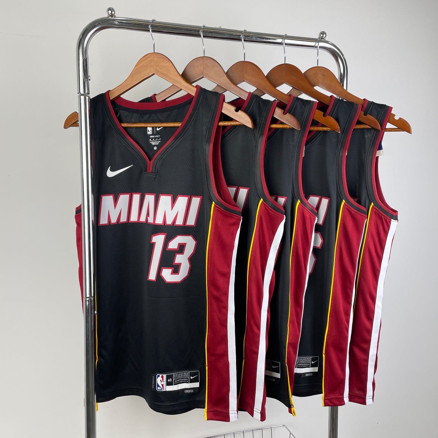 Regata Miami Heat Masculina - Preto
