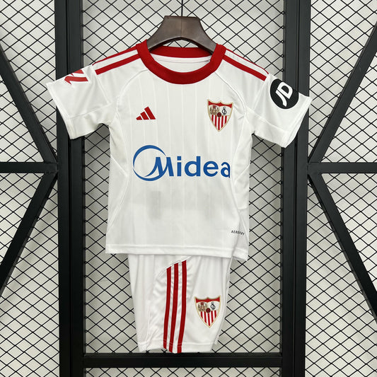 Kit Infantil Sevilla Home 25/26  - Branco