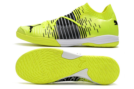 Chuteira Society Puma Future Z Match Pro - Preta e Amarela