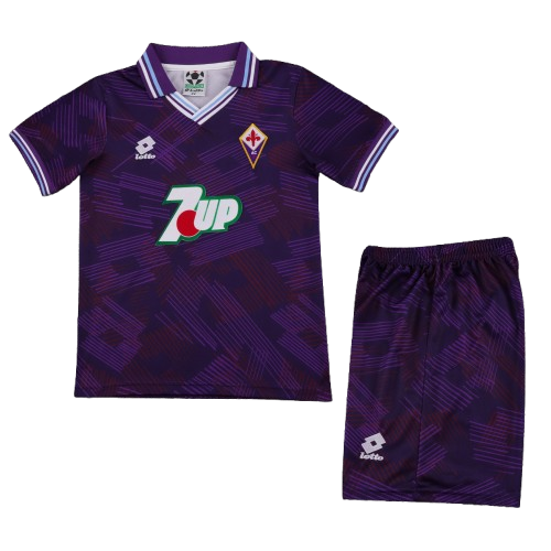 Kit Infantil Fiorentina Home Retrô 1992  - Roxo