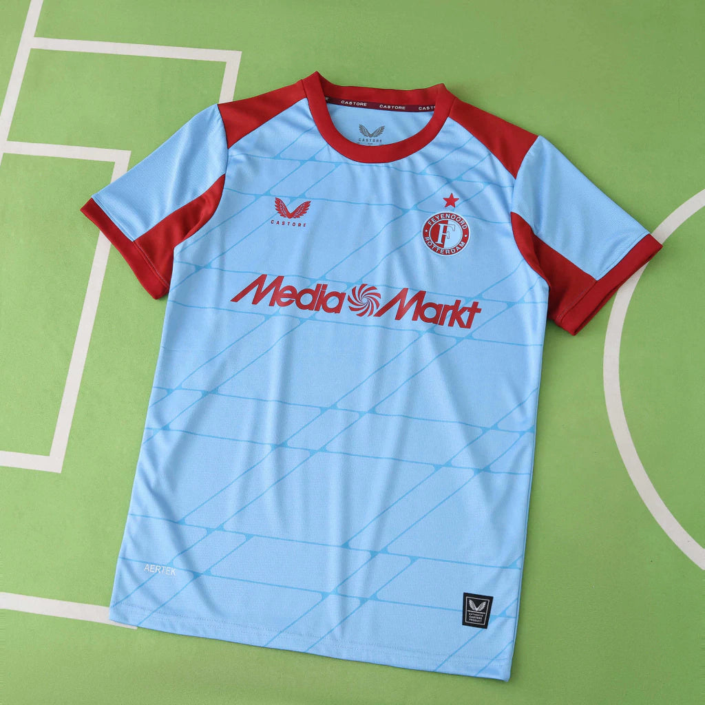 Feyenoord Third 25/26 Torcedor Castore - Azul Claro
