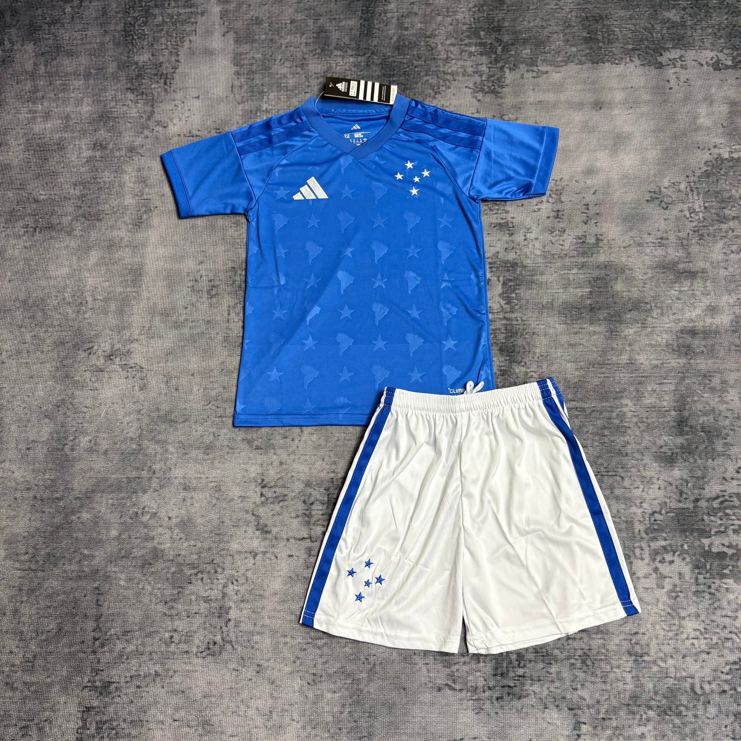 Kit Infantil Cruzeiro Home 26/27 Feminino - Azul