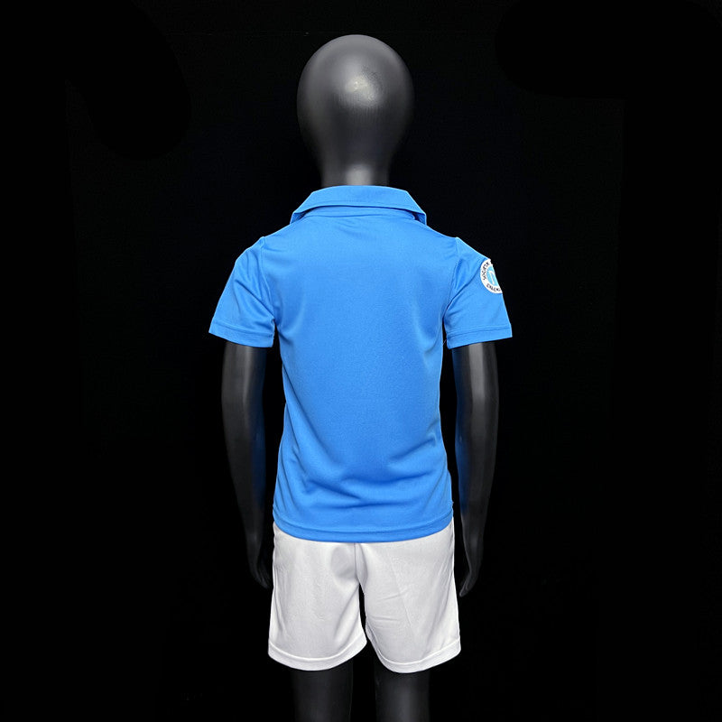 Kit Infantil Napoli Home Retrô 1988 - Azul