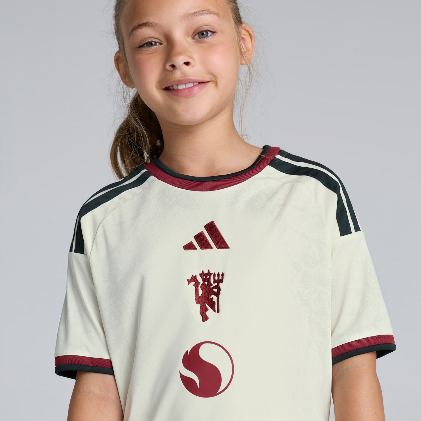 Kit infantil Manchester United Third 26/27  - Branca