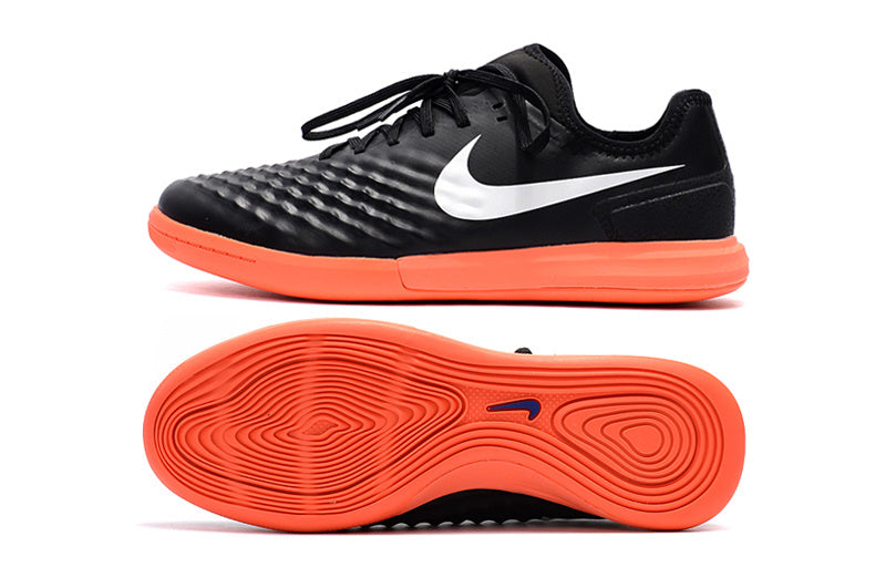 Chuteira Futsal Nike MagistaX Finale II - Preto e Laranja