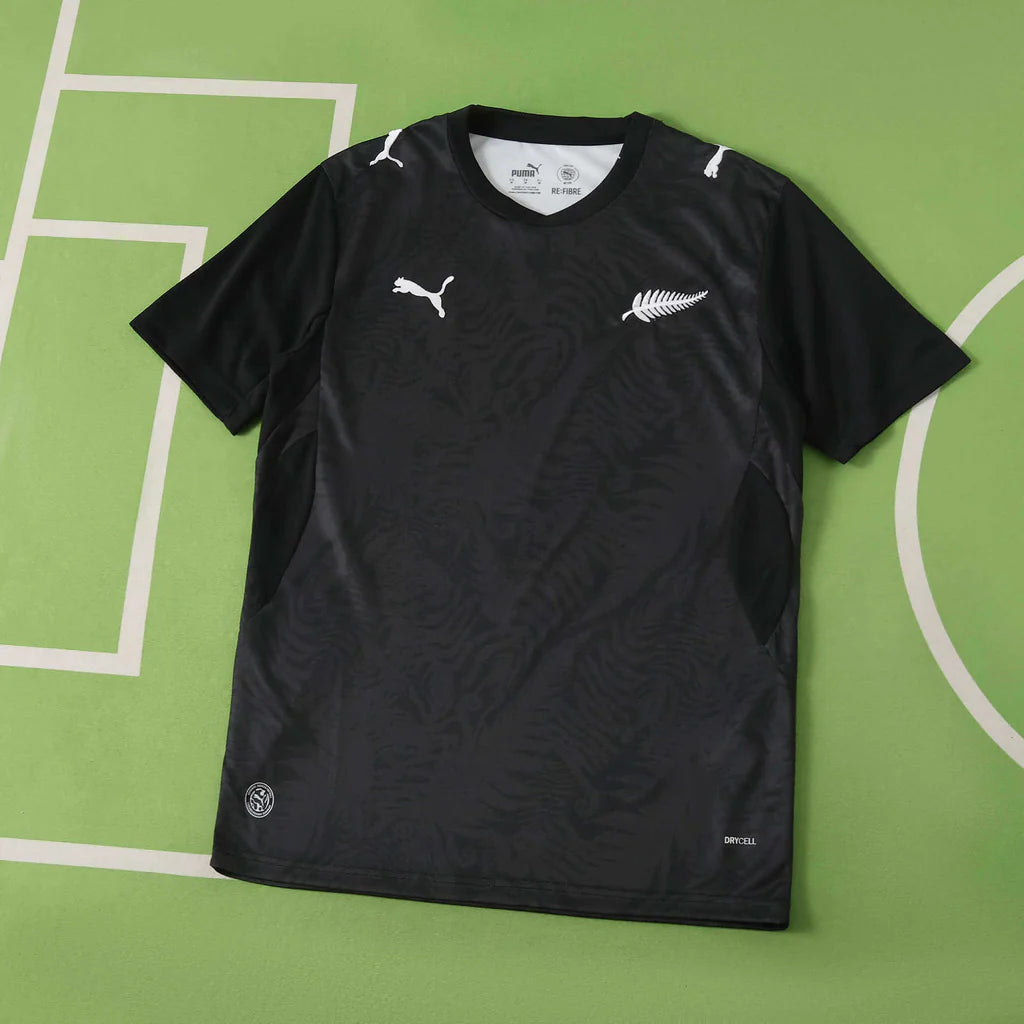 Nova Zelandia Home 26/27 Masculino Torcedor Puma - Preto