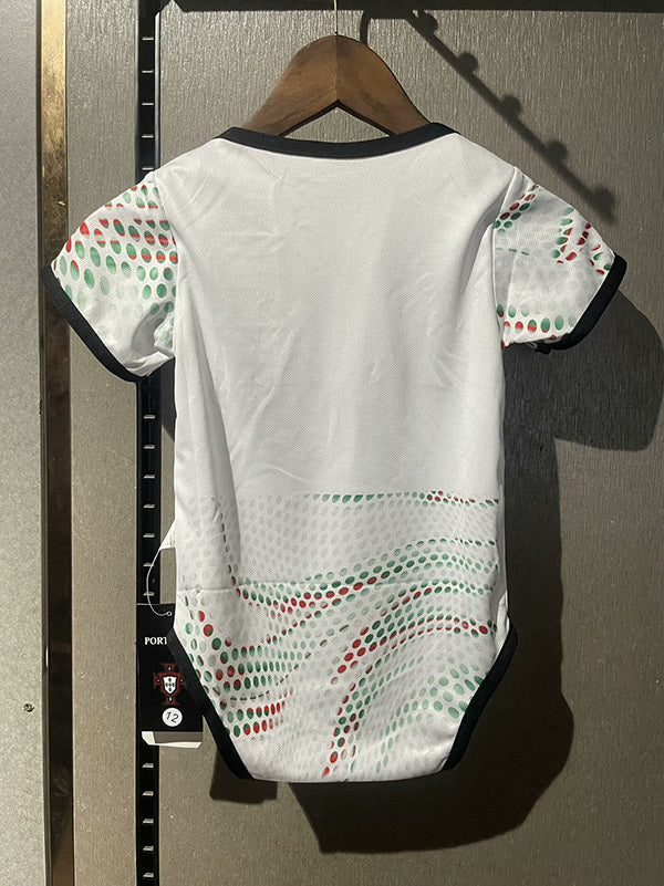 Body Bebê Infantil Portugal Away 25/26  - Branco