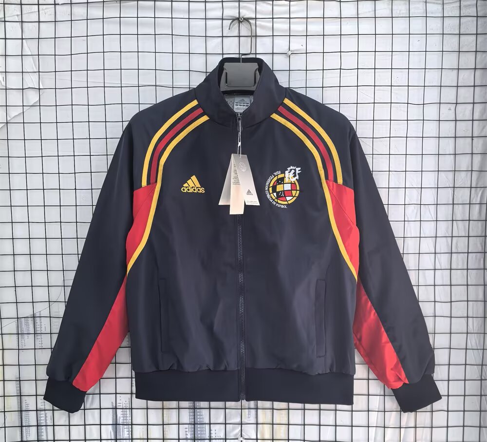 Jaqueta Espanha Retro 1998 Adidas - Azul Escuro