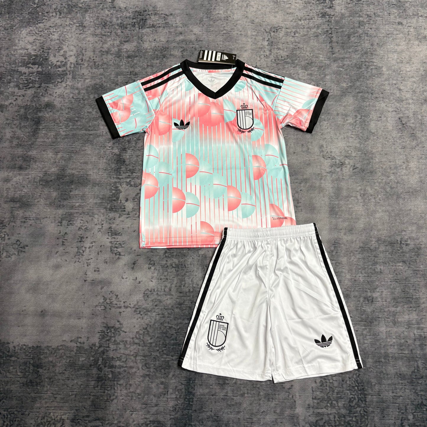 Kit Infantil Bélgica Away 26/27 - Colorido