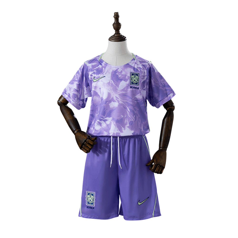Kit Infantil Coreia Do Sul Away 26/27 - Lilas