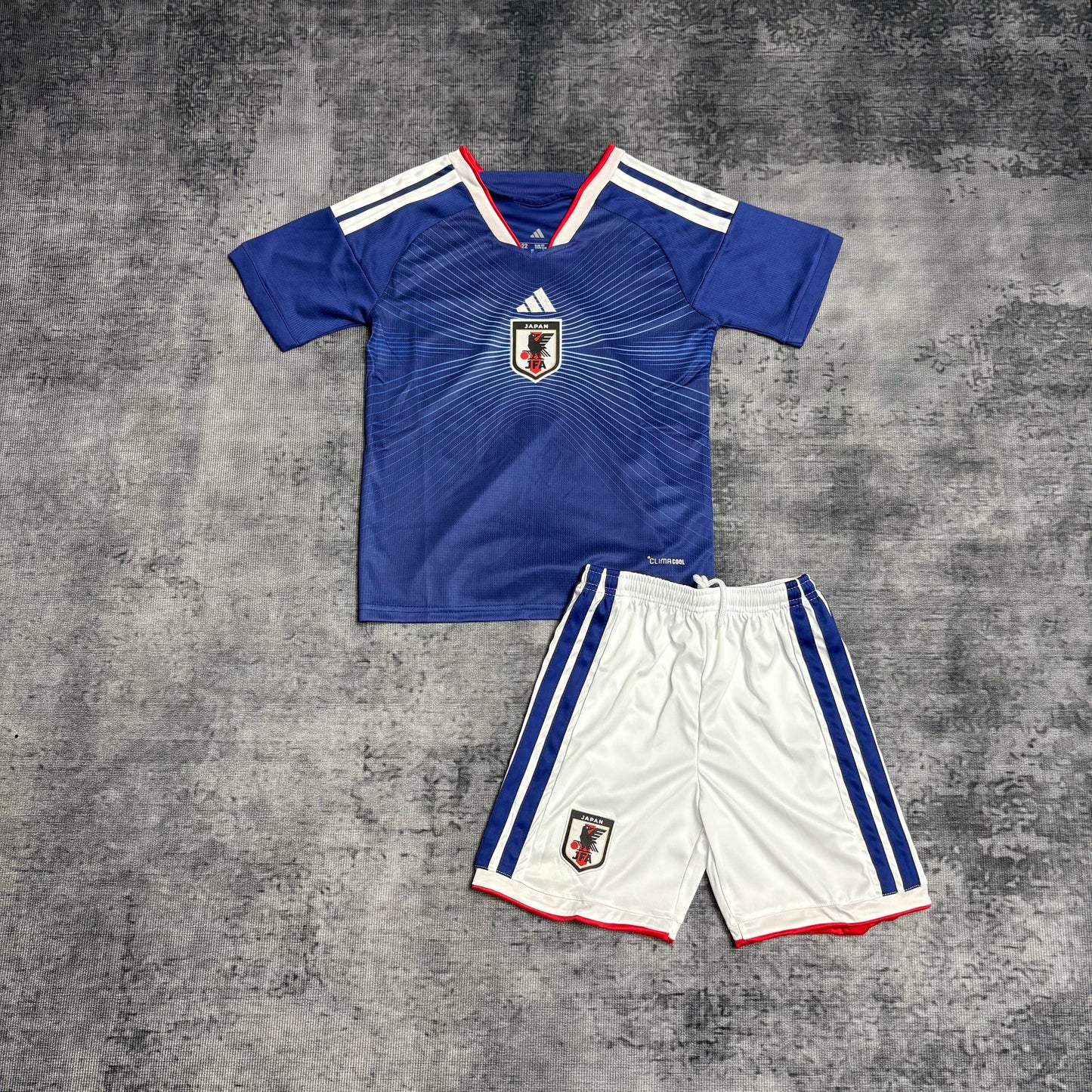 Kit Infantil Japão Home 26/27  - Azul