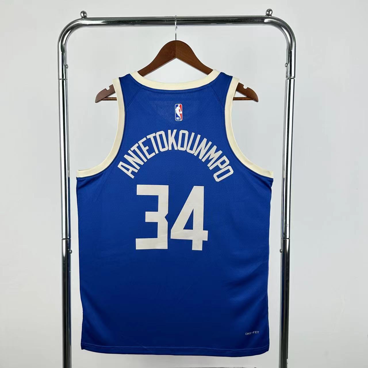 Regata Milwaukee Bucks Masculina - Azul