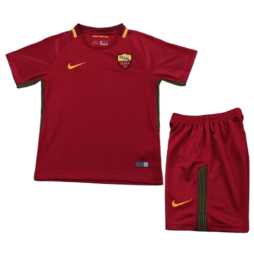 Kit Infantil Roma Home Retrô 17/18  Nike - Vermelho