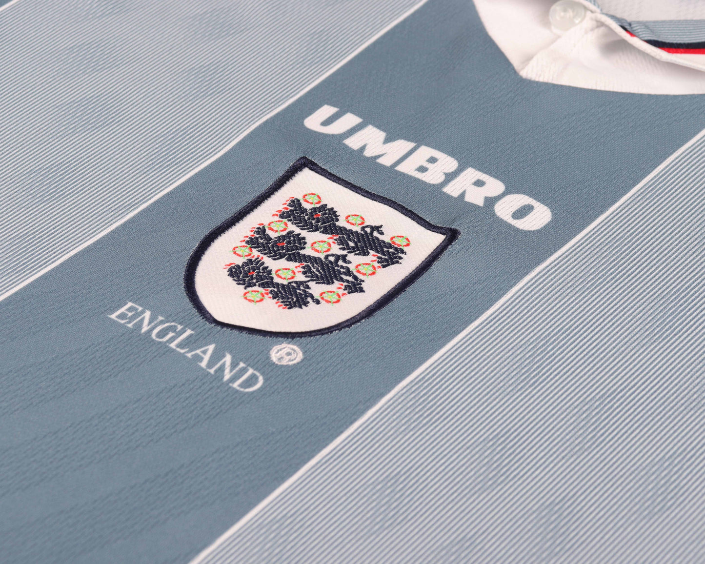 Kit Infantil Inglaterra Away Retro 1996 - Azul