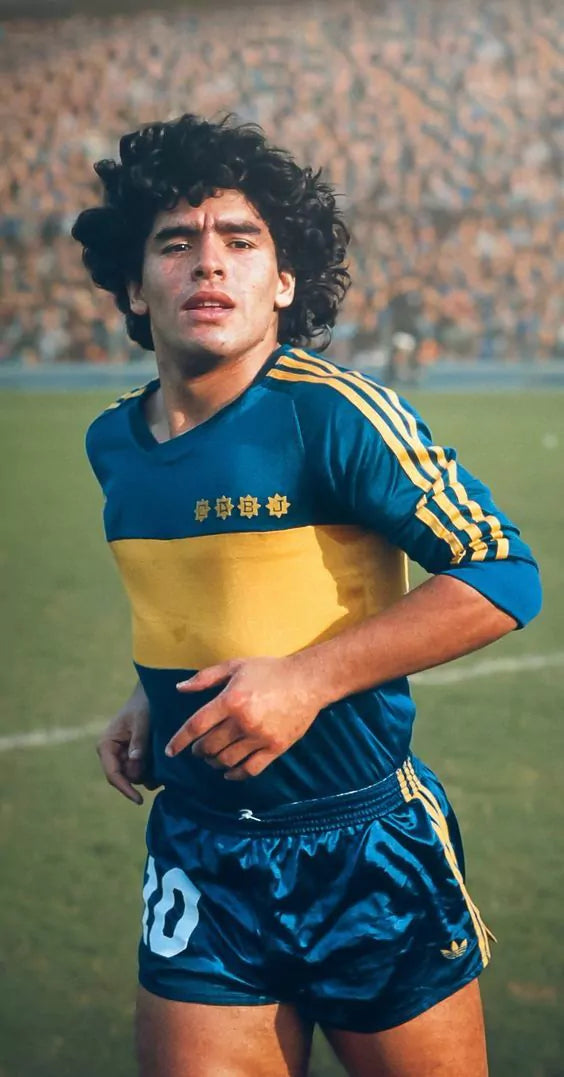 Boca Juniors Home Retrô 1981 Azul e Amarela - Adidas