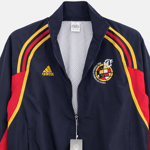 Jaqueta Espanha Retro 1998 Adidas - Azul Escuro