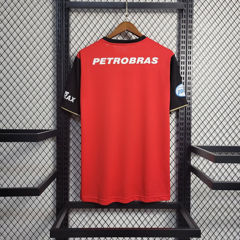 Flamengo Home Retro 07/08 Masculino Nike - Vermelho e Preto