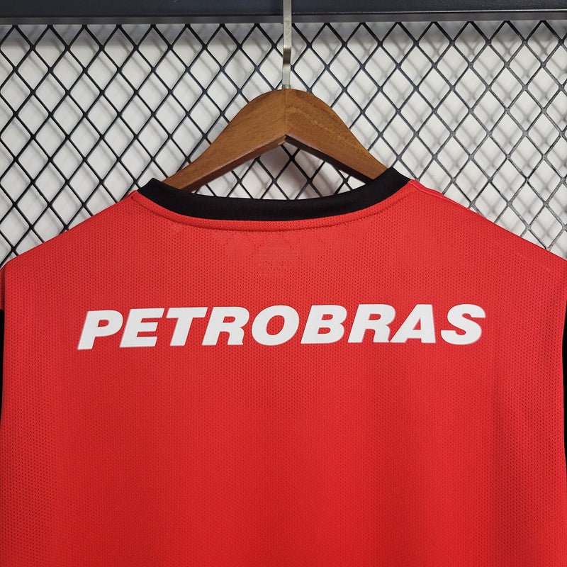 Flamengo Home Retro 07/08 Masculino Nike - Vermelho e Preto