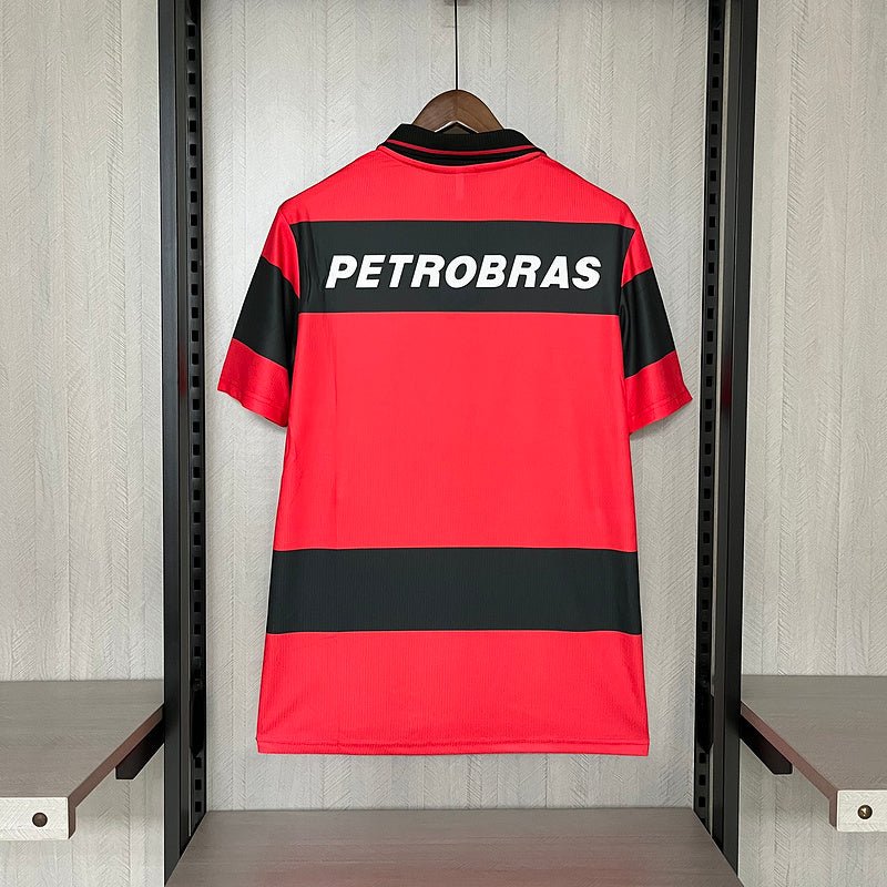 Flamengo Home Retro 1995 Masculino Umbro - Vermelho e Preto