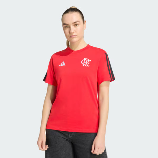 Flamengo Edição Especial Casual 26/27 Torcedor Adidas Feminino - Vermelha