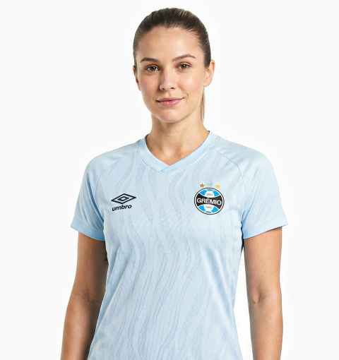 Grêmio Away 25/26 Umbro Feminino -  Azul Celeste