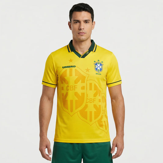 Brasil Home Retrô 1994 Umbro Amarela