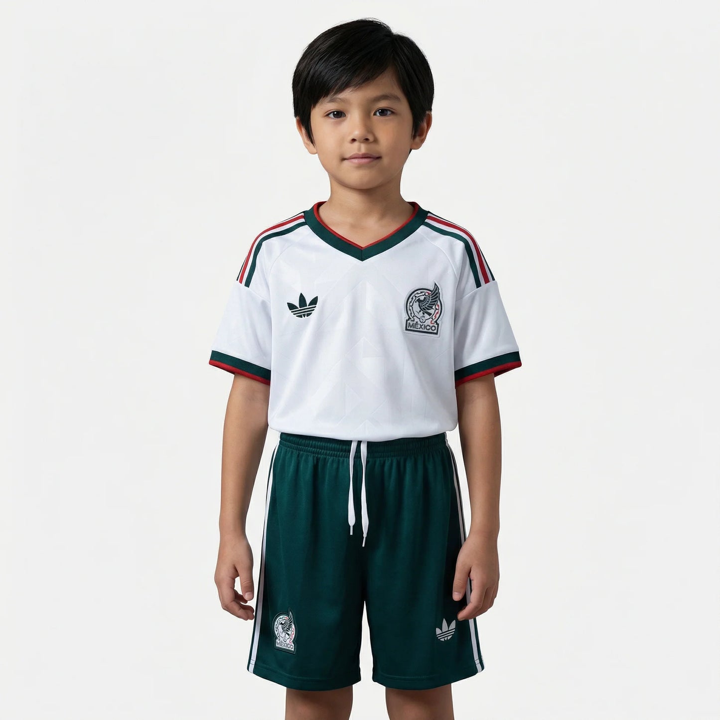 Kit Infantil México Away 26/27  - Branca
