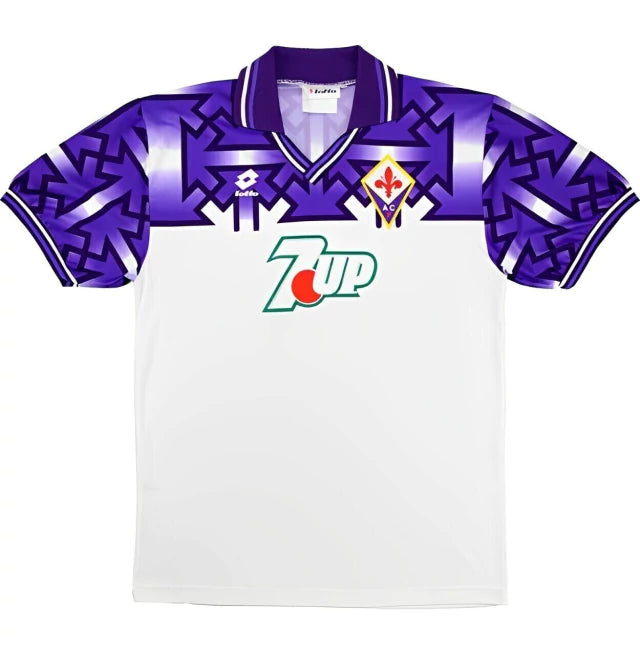 Fiorentina Retrô Away 1992/1993 Lotto - Branca e Roxa