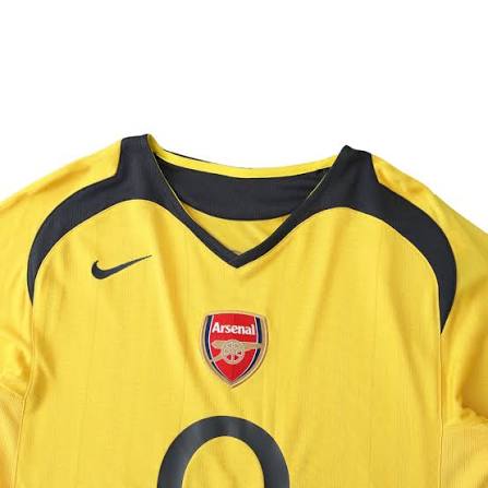 Arsenal Away Retro 05/06 Nike - Amarela