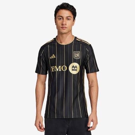 LA FC Home 25/26 Torcedor Adidas - Preto e Dourado