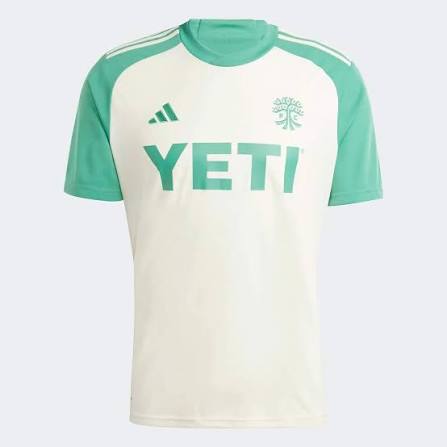 Austin FC Away 25/26 Torcedor Adidas - Branco e Verde