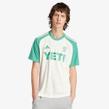 Austin FC Away 25/26 Torcedor Adidas - Branco e Verde