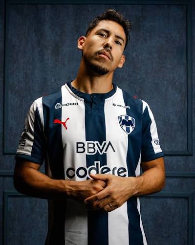Monterrey Home 26/27 Torcedor Puma Masculino - Azul e Branco