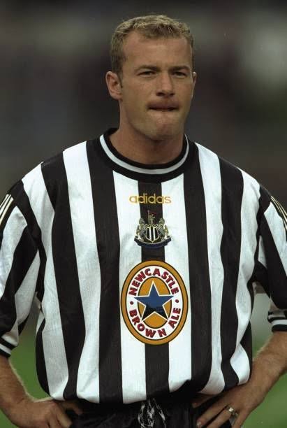 Newcastle Home Retro 97/99 Adidas - Preto e Branco