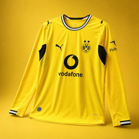 Borussia Dortmund Home Manga Longa 26/27 Puma - Amarela