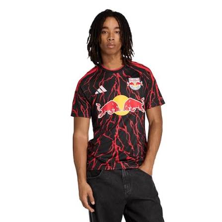 NY Red Bull Home 26/27 Torcedor Adidas - Vermelho e Preto