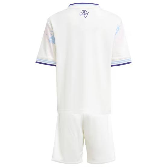 Kit Infantil Aston Villa Third 25/26 - Branco