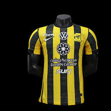 Al Ittihad Home 25/26 Jogador Nike - Amarelo e Preto