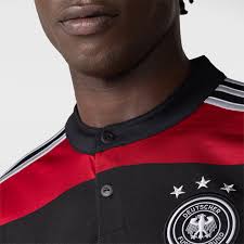 Alemanha Retrô Away 2014 Masculino Adidas - Preto e Vermelha