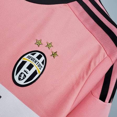 Juventus Away 2015 Retrô  Adidas Manga longa - Rosa