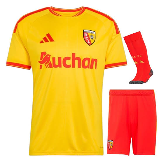 Kit Infantil RC LENS Home 26/27 - Amarelo e Laranja