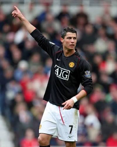Manchester United Away 07/08 Retrô Nike - Preta