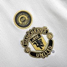 Manchester United Retro Away 01/02 Umbro Dupla face Manga Longa - Branca e Dourada