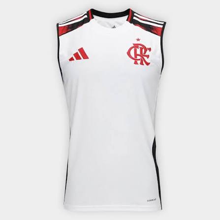 Flamengo Regata Away 25/26 Masculina Adidas - Branca