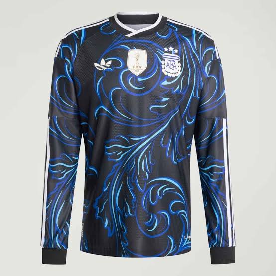Argentina Away Manga Longa 26/27 Masculino Torcedor Adidas - Azul