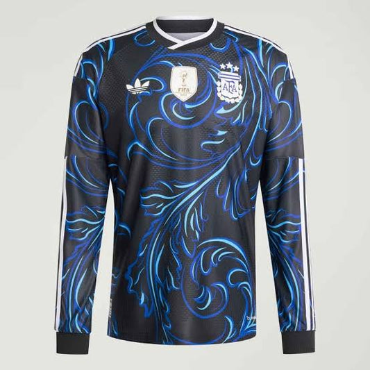 Argentina Away Manga Longa 26/27 Masculino Torcedor Adidas - Azul