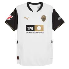 Valencia Home 24/25 Torcedor Puma - Branca e Preta