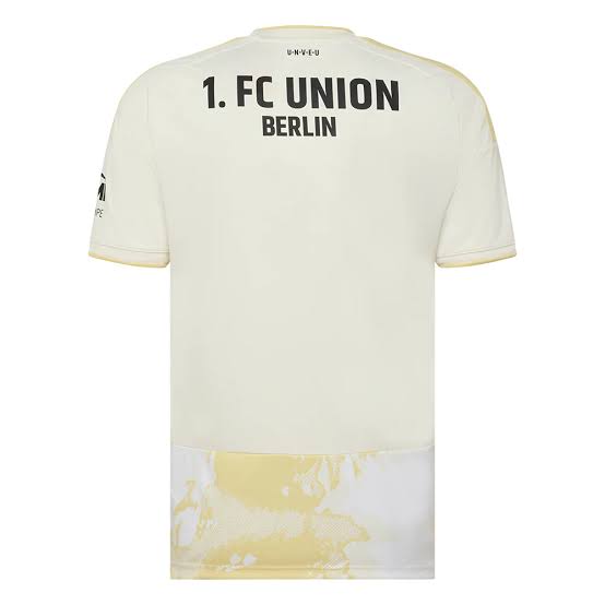Union Berlin Away 26/27 Torcedor Adidas - Branca e Dourada